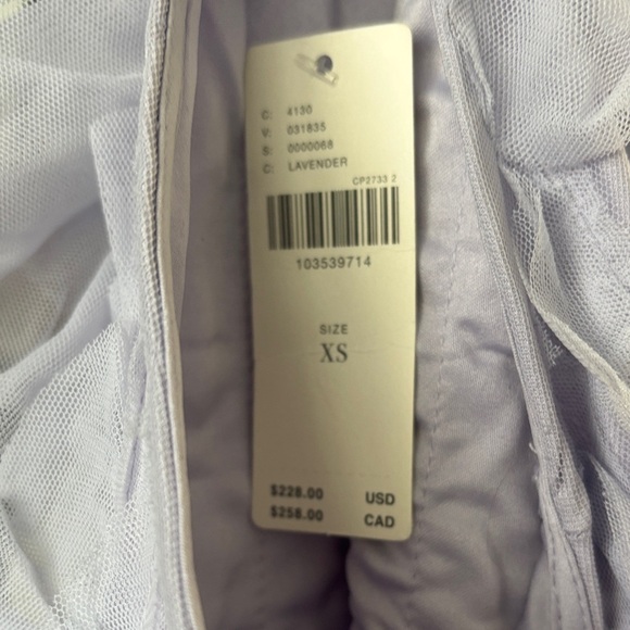 Anthropologie Lavender Ruffle Dress - Picture 4 of 4